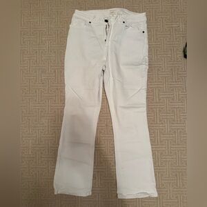 Ann Mashburn Women's White Jeans Kickflare Size 28